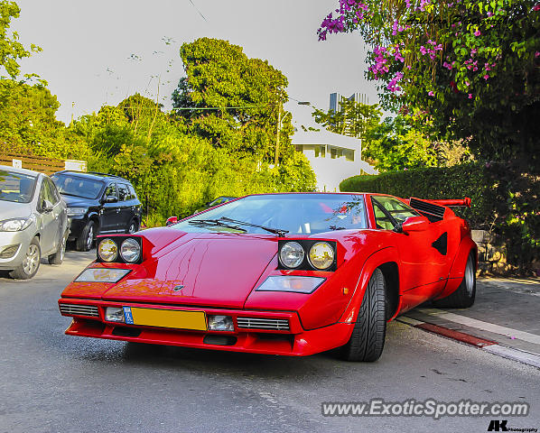 Lamborghini Countach spotted in Tel Aviv, Israel