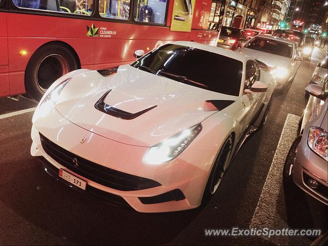 Ferrari F12 spotted in London, United Kingdom