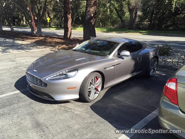 Aston Martin DB9 spotted in Big sur, California