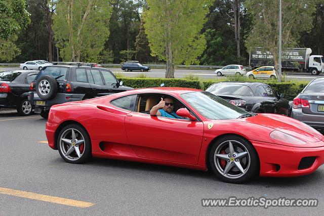 Ferrari 360 Modena spotted in Biron bay, Australia