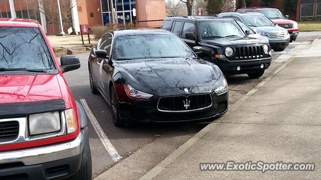 Maserati Ghibli spotted in Hickory, North Carolina