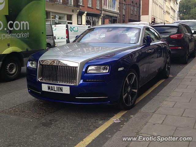 Rolls Royce Wraith spotted in London, United Kingdom