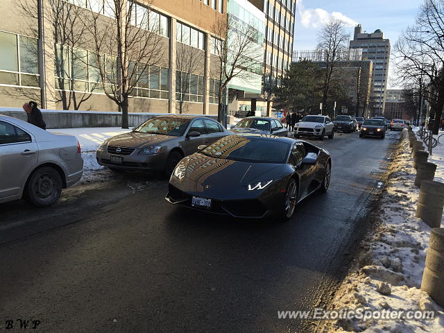 Lamborghini Huracan spotted in Toronto, Canada