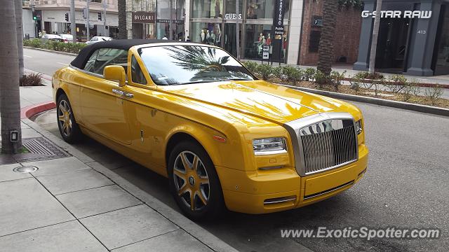 Rolls Royce Phantom spotted in Beverly Hills, California