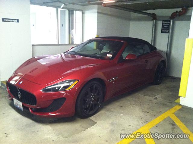 Maserati GranTurismo spotted in Chicago, Illinois