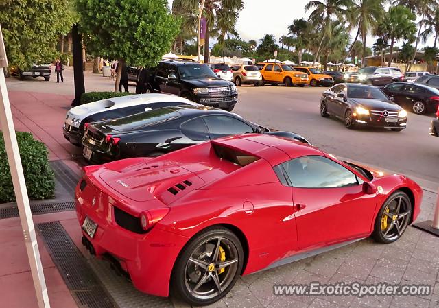 Ferrari 458 Italia spotted in Miami, Florida