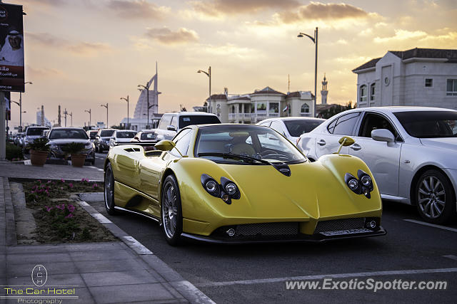 Pagani Zonda spotted in Dubai, United Arab Emirates