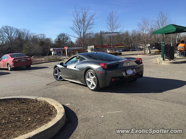 Ferrari 458 Italia spotted in Bloomington, Indiana