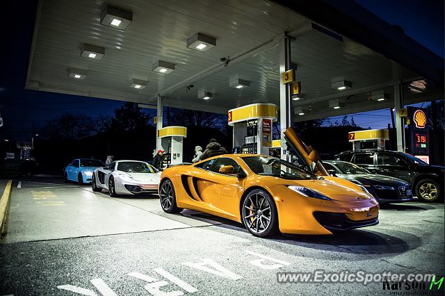 Mclaren MP4-12C spotted in Salisbury, Connecticut