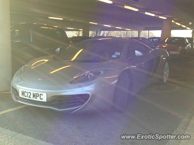 Mclaren MP4-12C spotted in Bicester village, United Kingdom