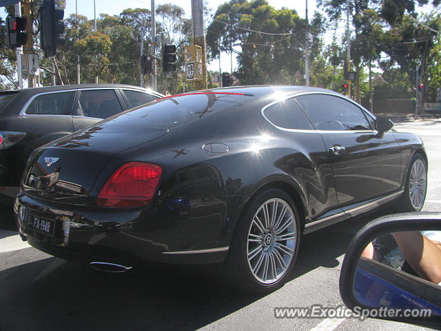 Bentley Continental spotted in Melbourne, Australia