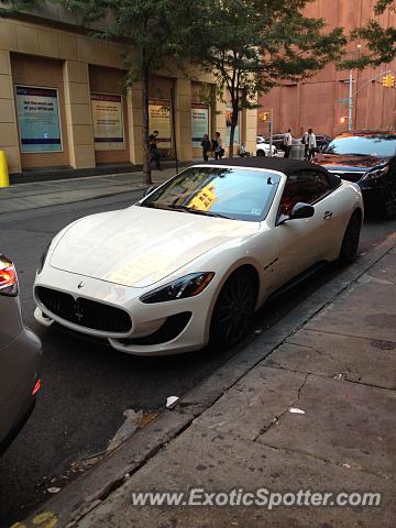 Maserati GranTurismo spotted in New York, New York