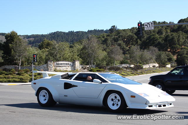 Lamborghini Countach spotted in Monterey, California