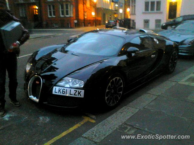 Bugatti Veyron spotted in London, United Kingdom