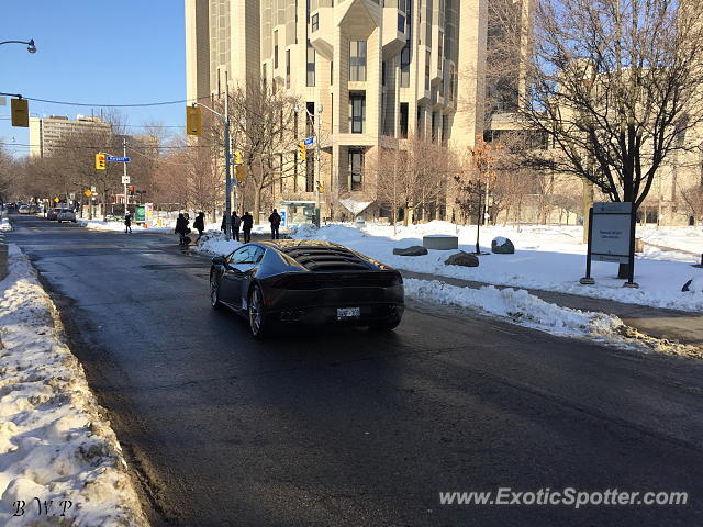 Lamborghini Huracan spotted in Toronto, Canada