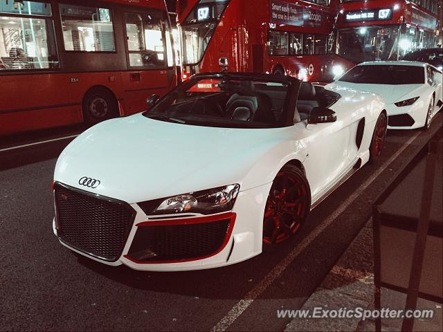 Audi R8 spotted in London, United Kingdom