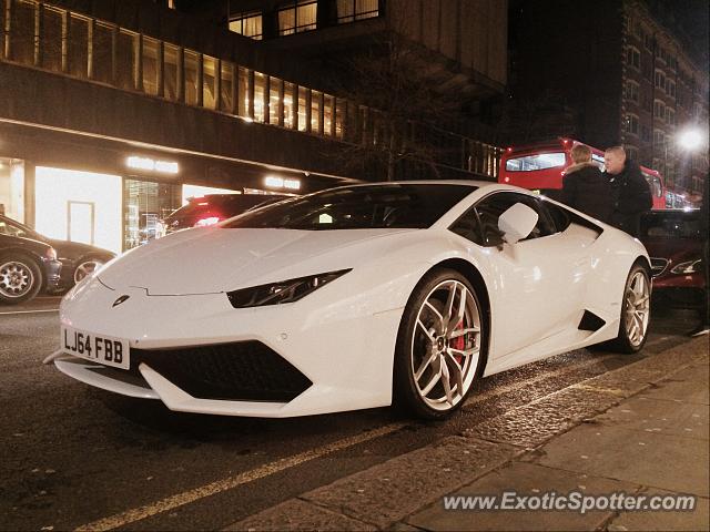 Lamborghini Huracan spotted in London, United Kingdom