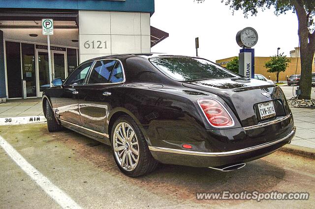 Bentley Mulsanne spotted in Dallas, Texas