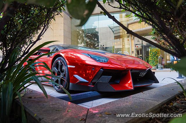 Lamborghini Aventador spotted in Kuala Lumpur, Malaysia