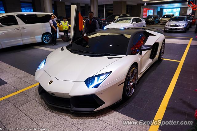 Lamborghini Aventador spotted in Kuala Lumpur, Malaysia