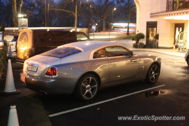 Rolls Royce Wraith spotted in London, United Kingdom