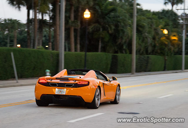 Mclaren MP4-12C spotted in Palm Beach, Florida