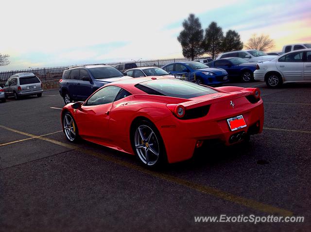 Ferrari 458 Italia spotted in El Paso, Texas