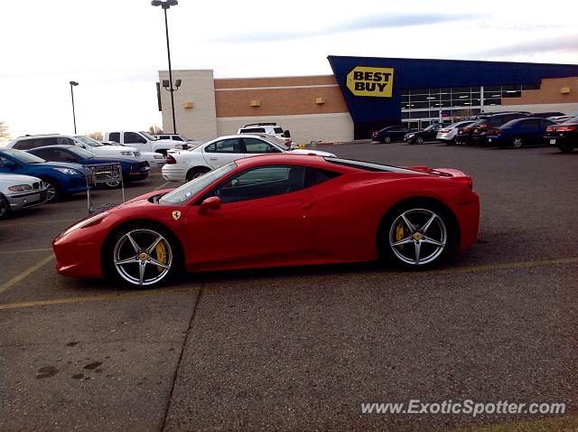 Ferrari 458 Italia spotted in El Paso, Texas