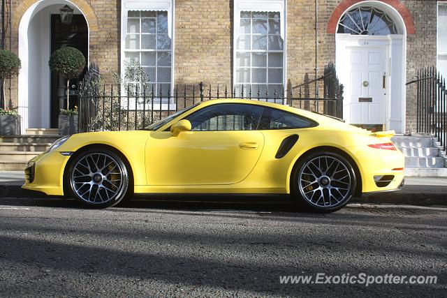 Porsche 911 Turbo spotted in London, United Kingdom