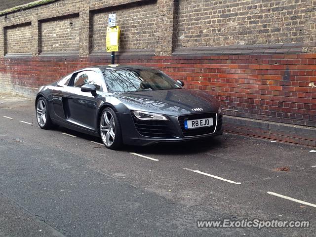 Audi R8 spotted in London, United Kingdom