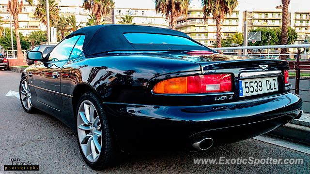 Aston Martin DB7 spotted in Platja d'Aro, Spain