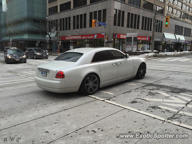 Rolls Royce Ghost spotted in Toronto, Canada