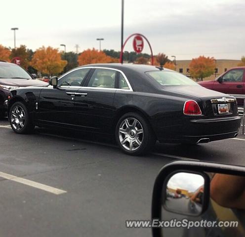 Rolls Royce Ghost spotted in Raleigh, North Carolina