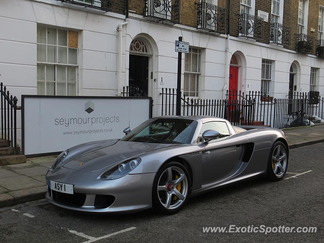 Porsche Carrera GT spotted in London, United Kingdom