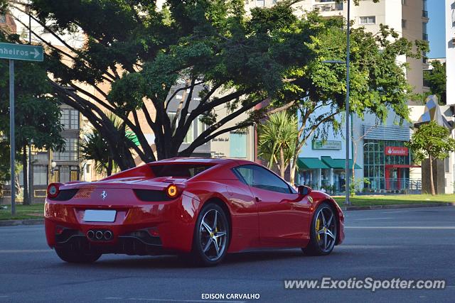 Ferrari 458 Italia spotted in São Paulo, Brazil