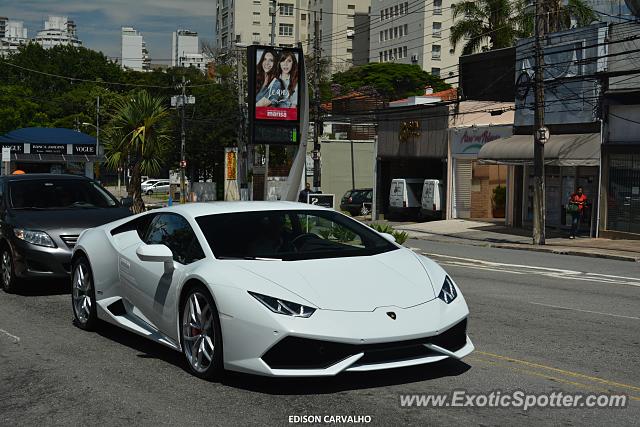 Lamborghini Huracan spotted in São Paulo, Brazil