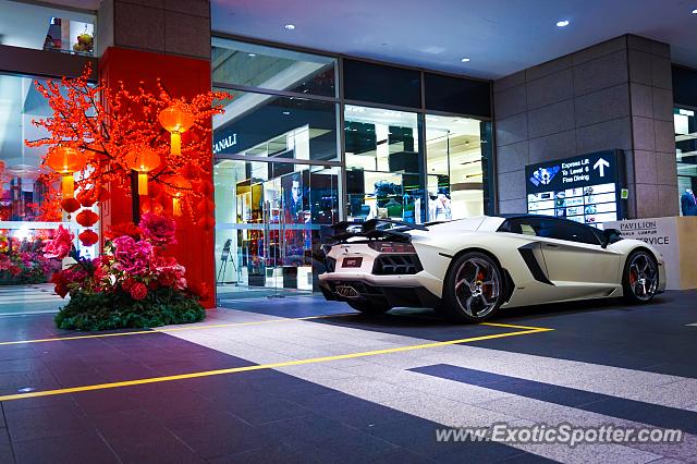 Lamborghini Aventador spotted in Kuala Lumpur, Malaysia