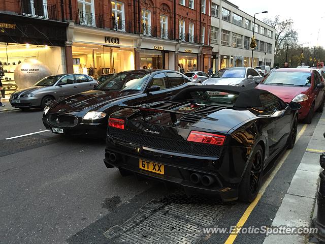 Lamborghini Gallardo spotted in London, United Kingdom