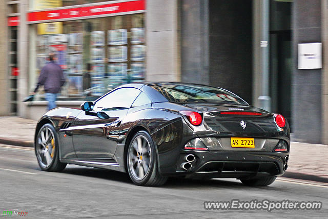 Ferrari California spotted in Leeds, United Kingdom