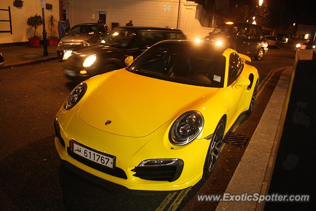 Porsche 911 Turbo spotted in London, United Kingdom