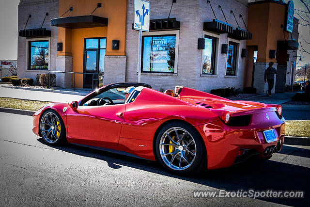 Ferrari 458 Italia spotted in Overland Park, Kansas