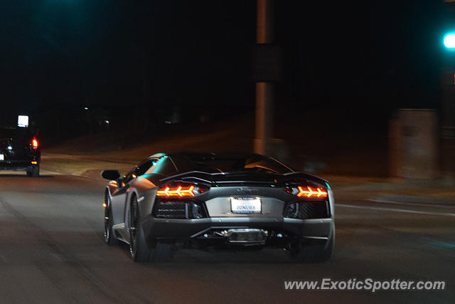 Lamborghini Aventador spotted in Overland Park, Kansas