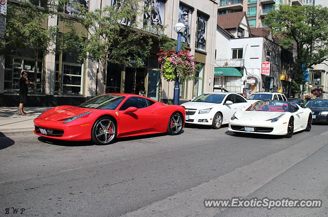 Ferrari 458 Italia spotted in Toronto, Canada