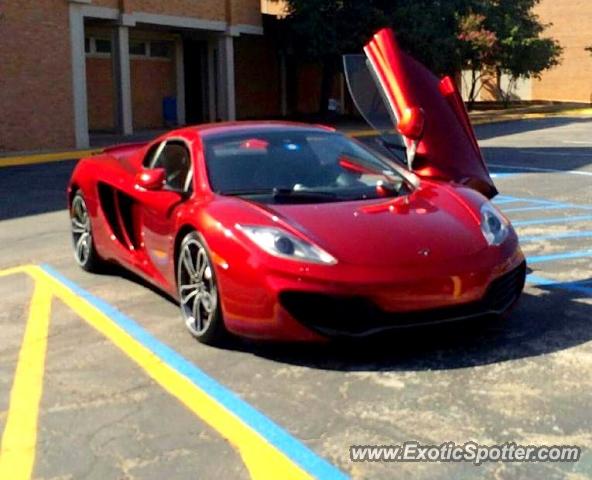 Mclaren MP4-12C spotted in Dallas, Texas