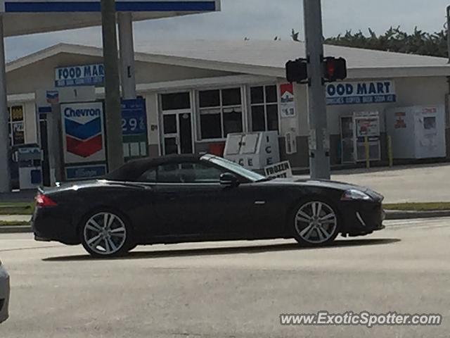 Jaguar XKR spotted in Indian Harbour, Florida