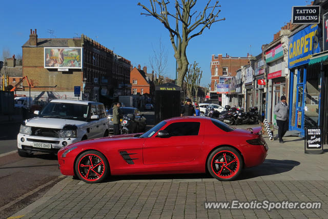 Mercedes SLS AMG spotted in London, United Kingdom