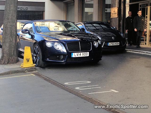 Bentley Continental spotted in London, United Kingdom