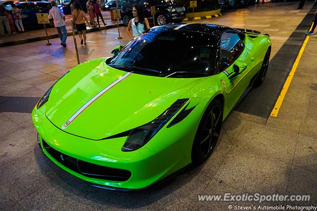 Ferrari 458 Italia spotted in Kuala Lumpur, Malaysia