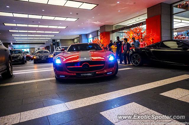 Mercedes SLS AMG spotted in Kuala Lumpur, Malaysia