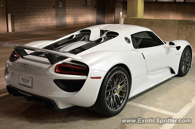 Porsche 918 Spyder spotted in Dallas, Texas